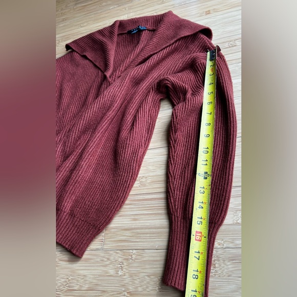 Cyrus Rust Cinnamon Terra Cotta Long Sleeve Sweater Size S - Picture 9 of 9